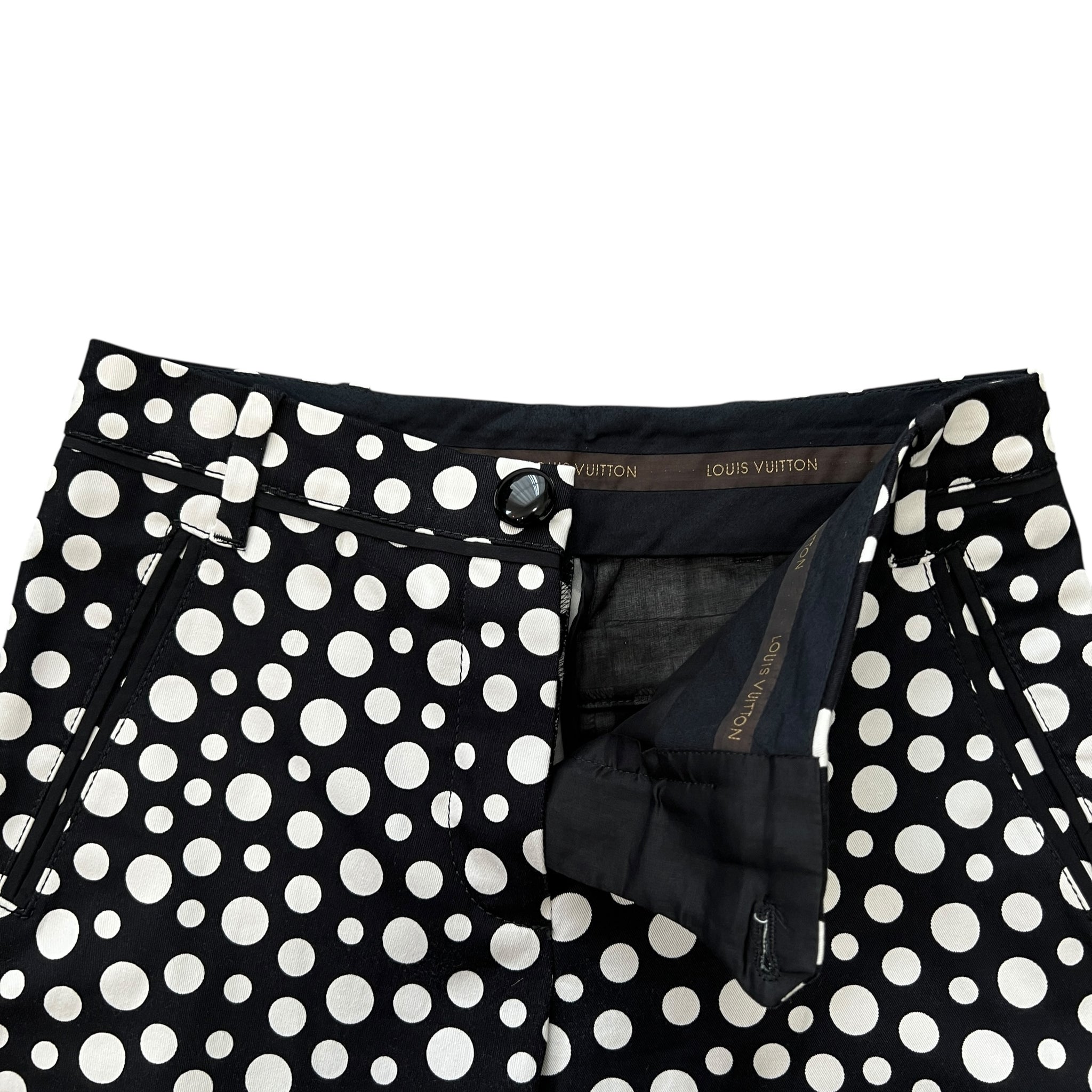LOUIS VUITTON 2012SS 草間彌生 Kusama Collaboration Collection Dot Pattern Zip-fly Pants