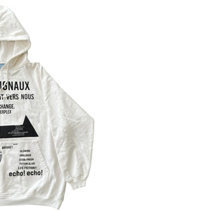 PRADA × RAF SIMONS 2021SS GRAPHIC PRINT OVERSIZED HOODIE PETER DE POTTER