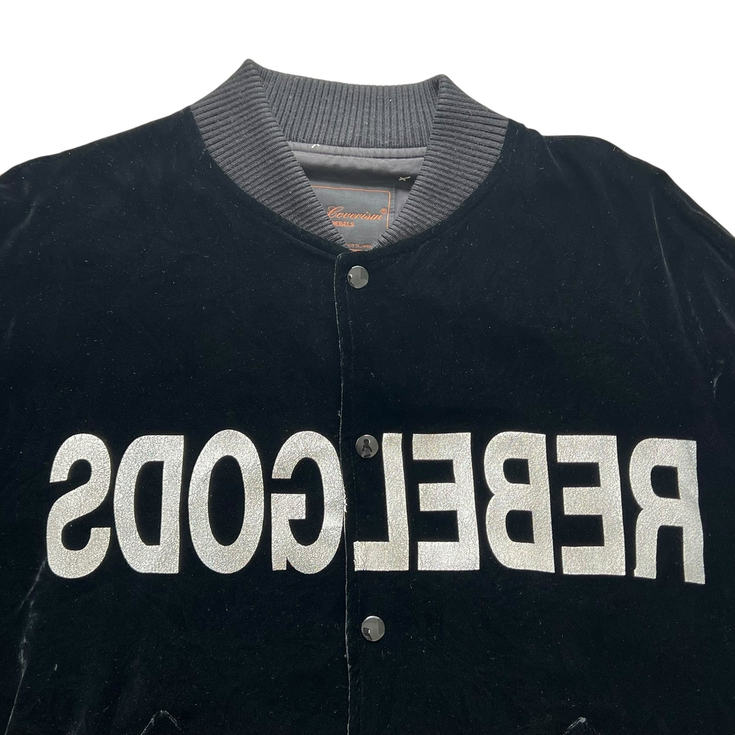 UNDERCOVER 2002F/W "witches cell division" REBELGODS VELVET BOMBER JACKET