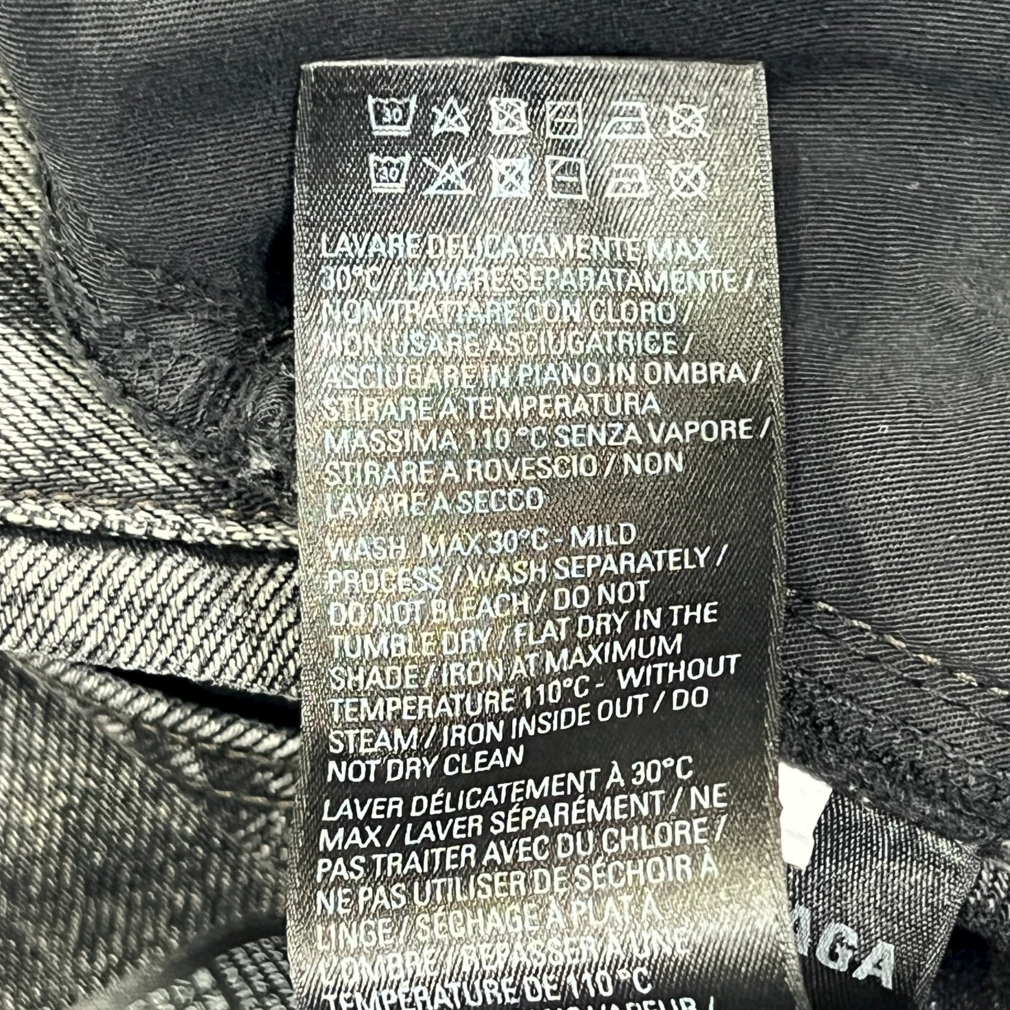 BALENCIAGA 2024SS GARDE-ROBE Boot Cut Denim Pants