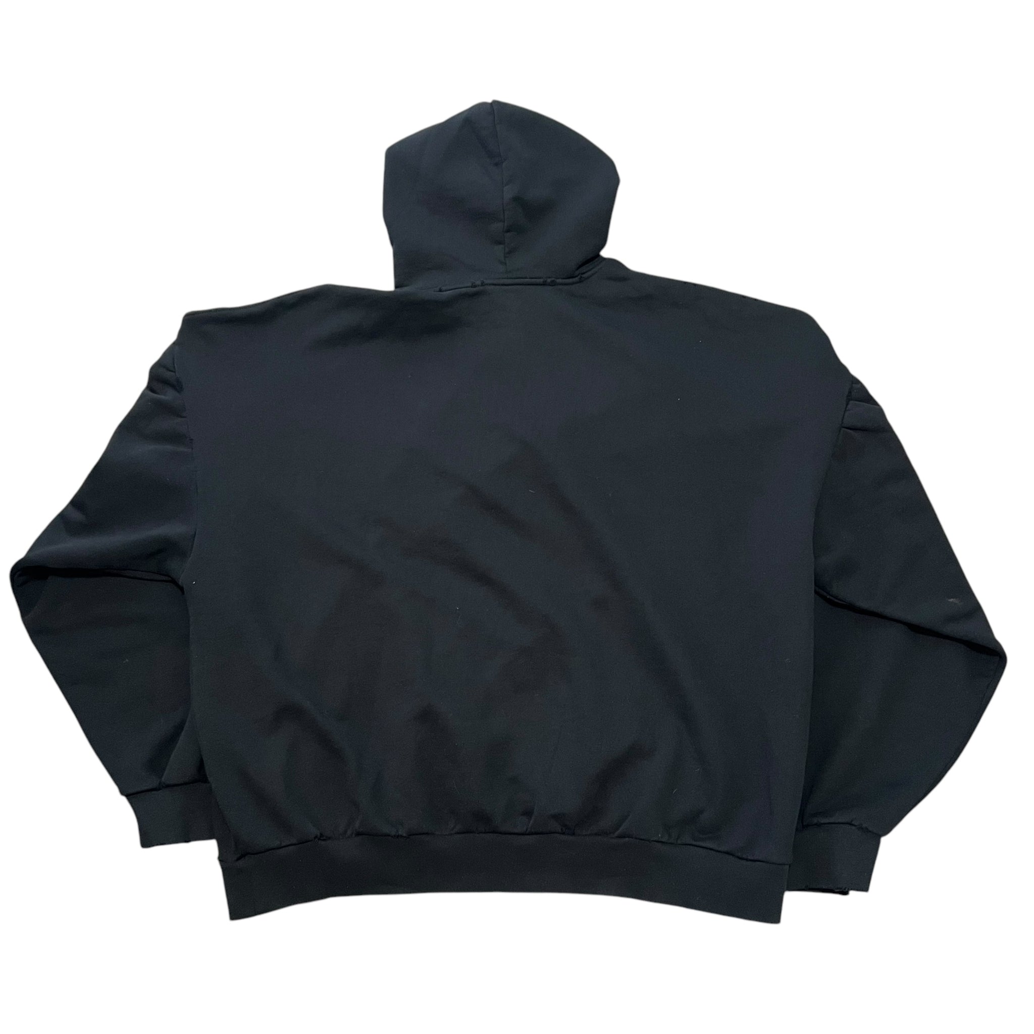 BALENCIAGA 2024SS Distressed Surfer Maxi Logo Hoodie