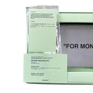 OFF-WHITE c/o Virgil Abloh "FOR MONEY" Bifold Wallet
