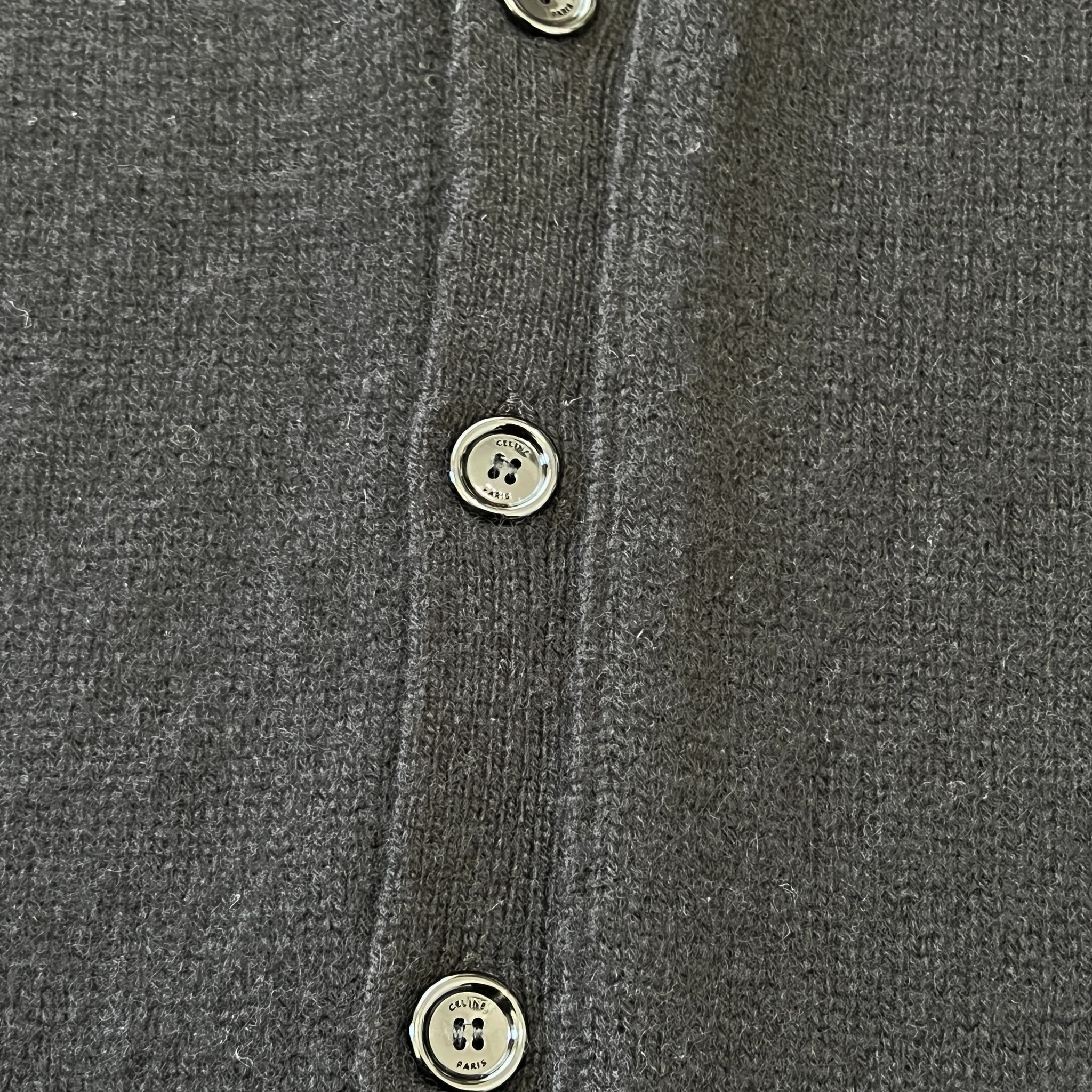 CELINE 2021AW × HEDI SLIMANE Loose Fit Cashmere Knit Long Cardigan