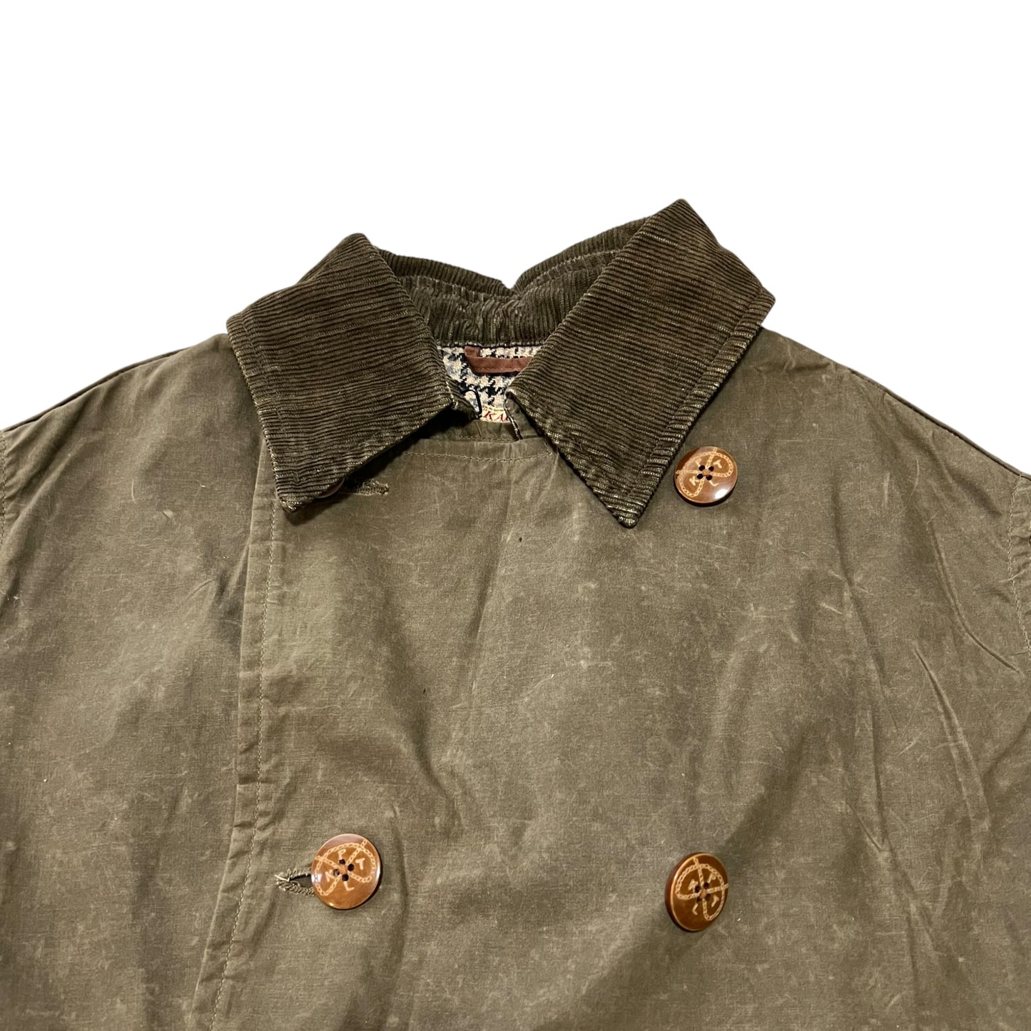 KAPITAL Oiled Military Double Cotton Jacket