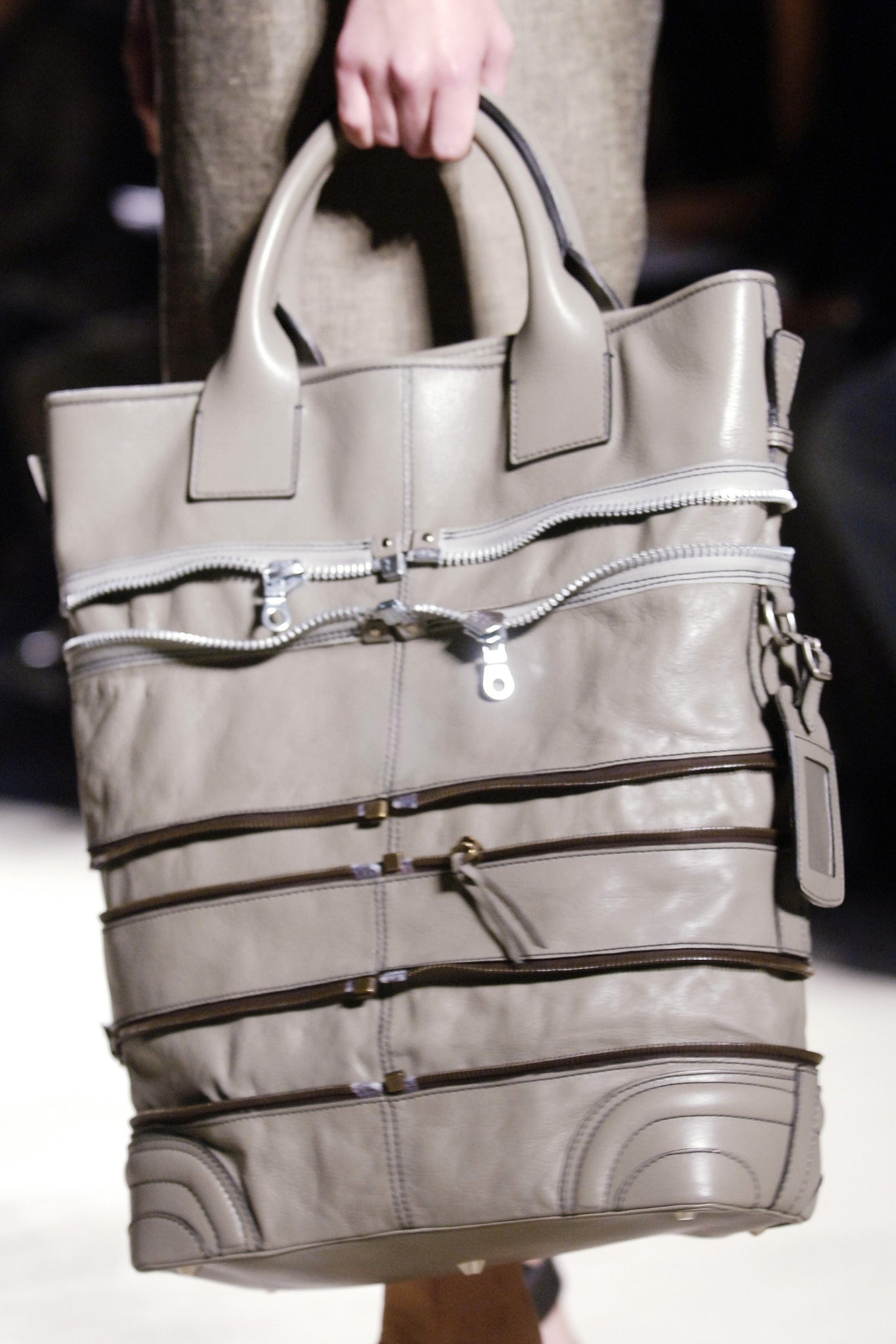 Chloe 2006SS Phoebe Philo Zip 2way Hand Shoulder Tote Bag