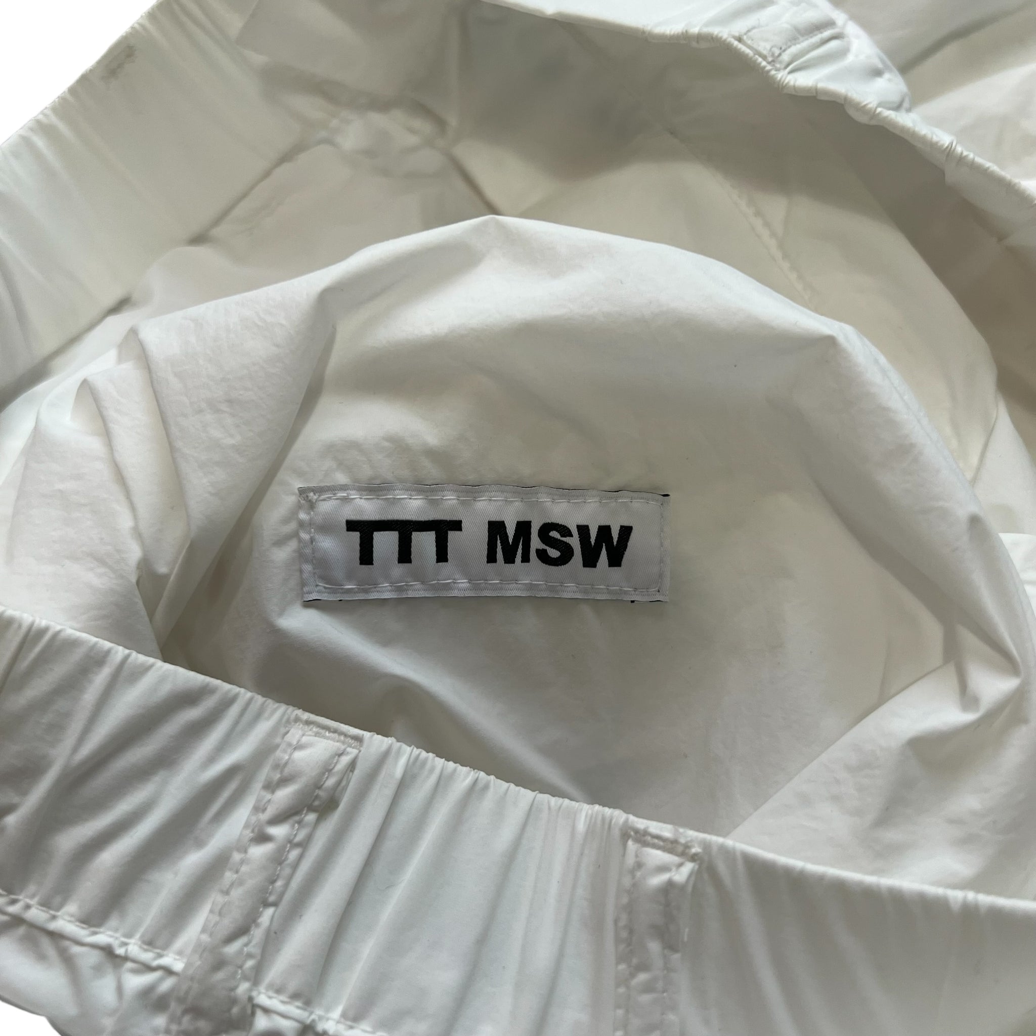 TTT MSW White Nylon Pants