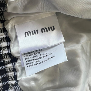 MIU MIU 2023SS Checkered short length jacket