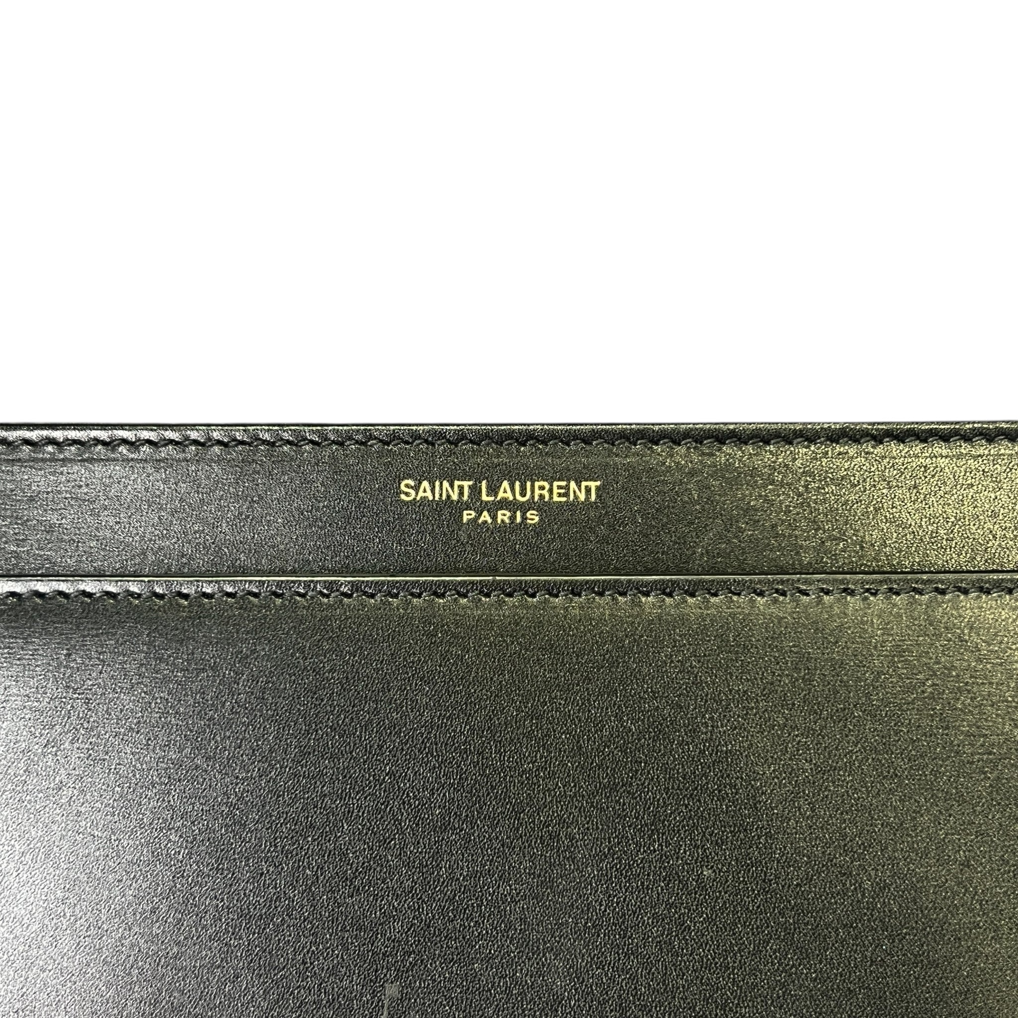 SAINT LAURENT Solferino Medium Satchel Calfskin Shoulder Bag