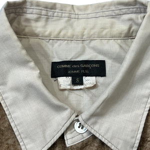 COMME des GARCONS HOMME PLUS AD2019 Panel Front Design Button-Up S/S Shirt