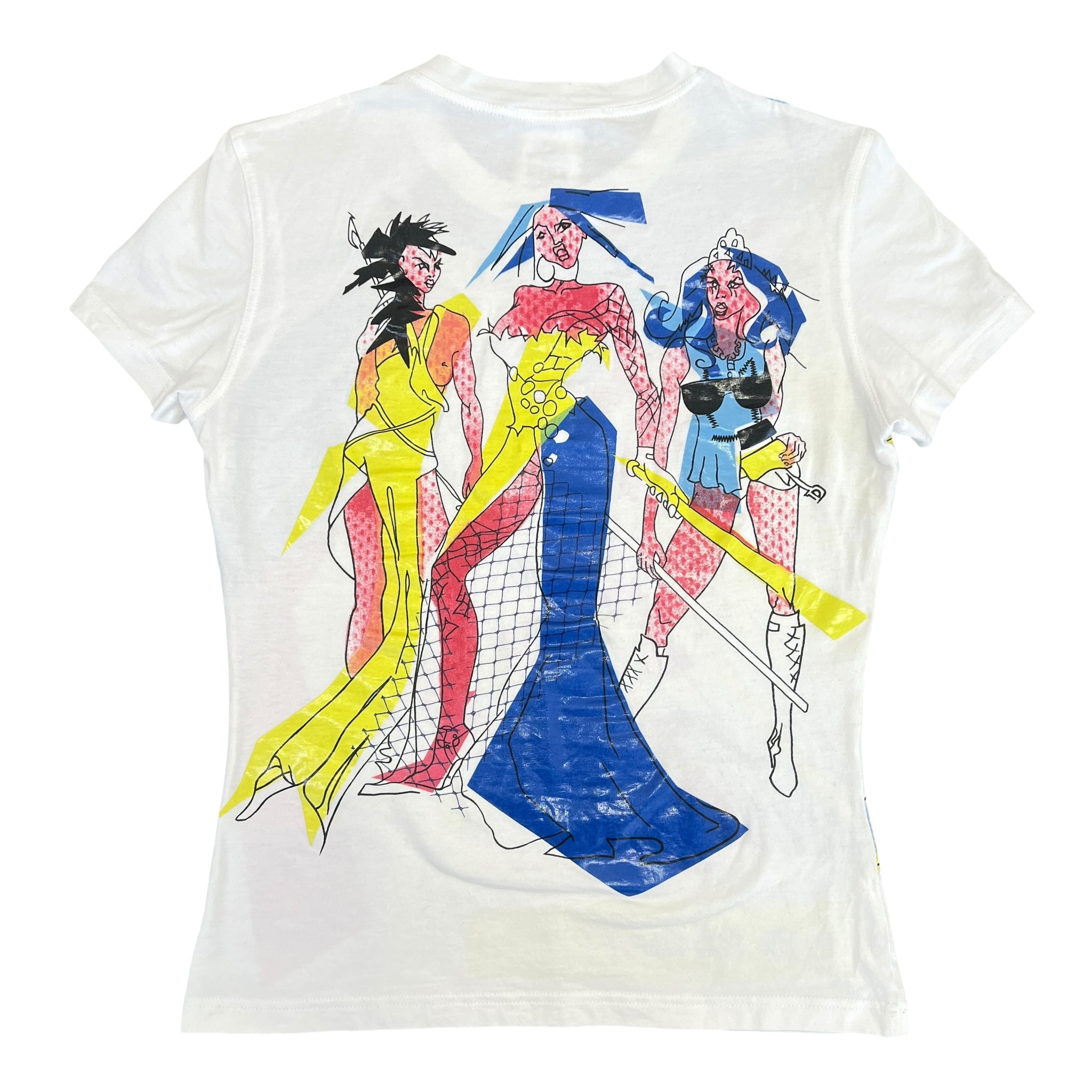 クリスチャンディオール　ジョンガリアーノ　レア　Tシャツ　アニメプリント　F42 Christian Dior 2001SS John Galliano Anime Graphic T-Shirt 38