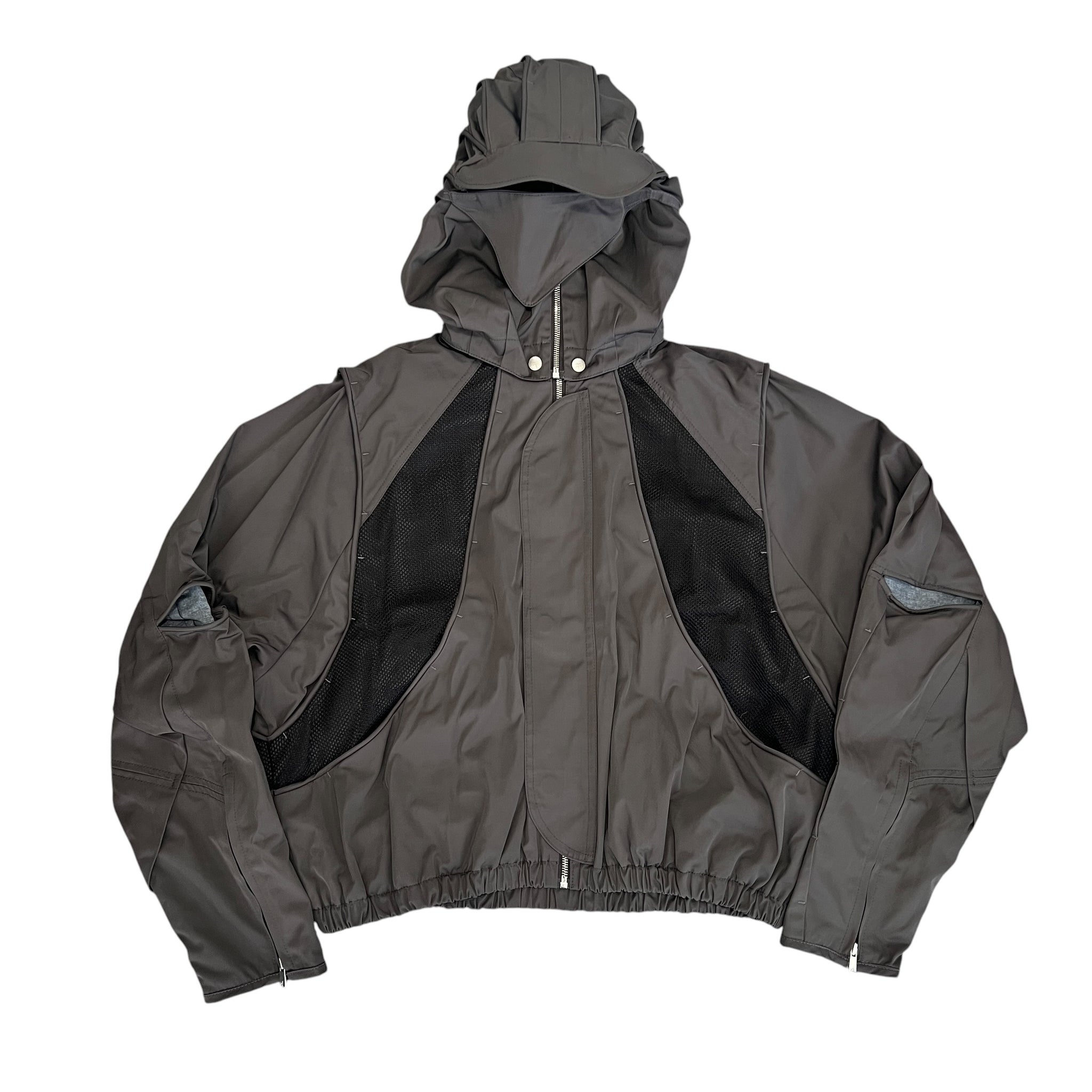 FFF POSTAL SERVICE 2026SS Parachute Wired Mask Jacket Brown