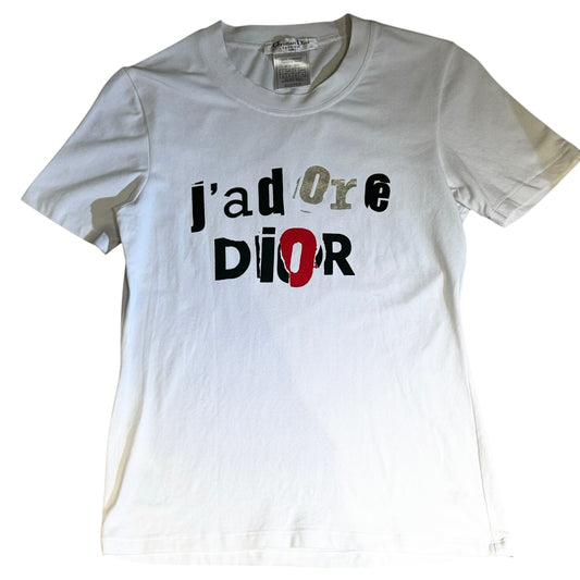 CHRISTIAN DIOR BY JOHN GALLIANO J'ADORE DIOR TEE