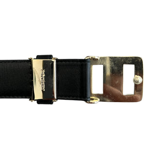 Yves Saint Laurent 90’s Vintage Leather Belt Black