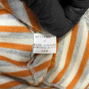 ISSEY MIYAKE MEN Archive Inner Horizontal Stripes Knit Swearter