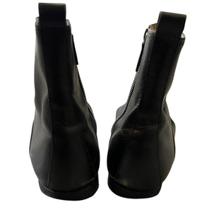 HERMES Vintage Side-Zip Leather Boots