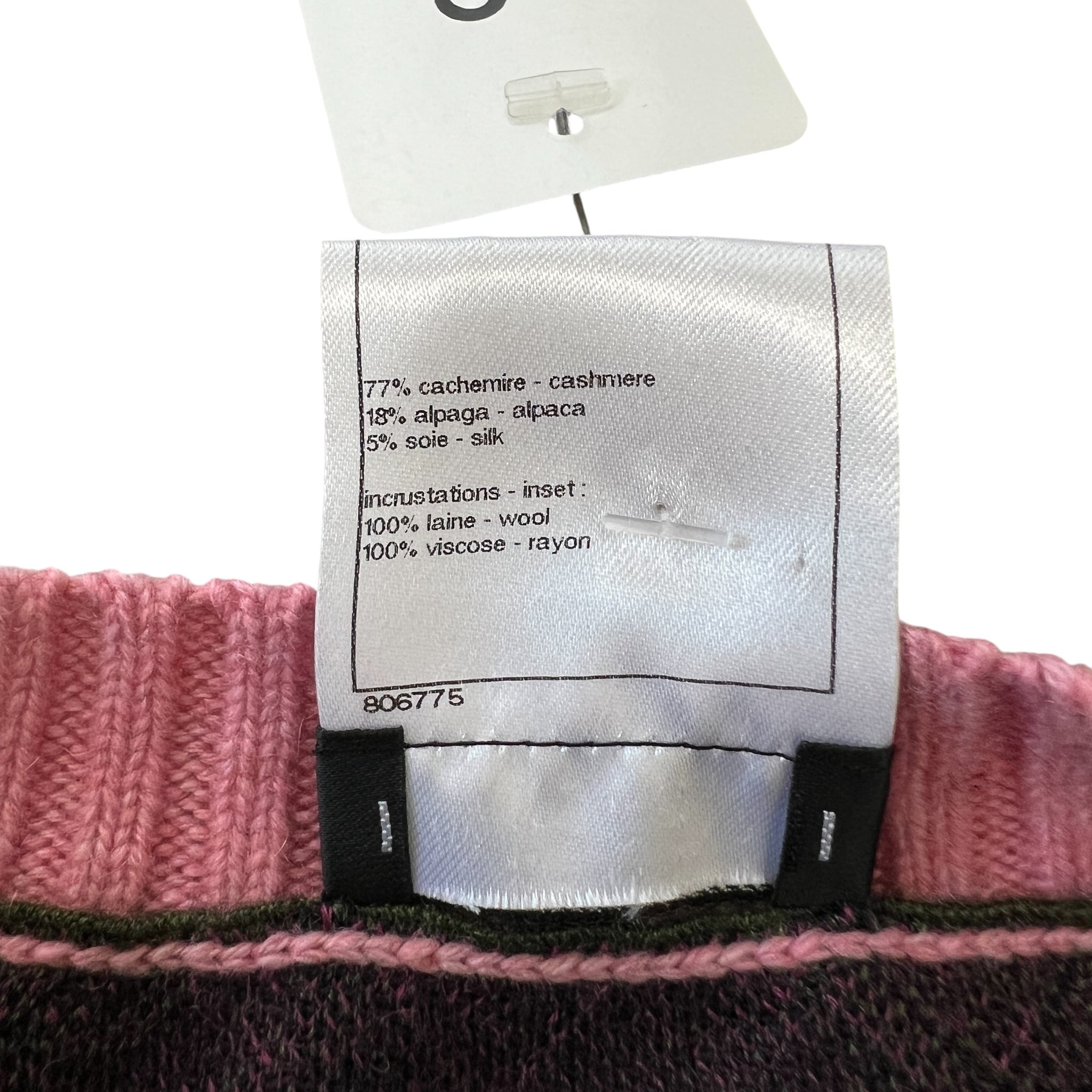 CHANEL Coco Button Cachemire Silk Cardigan