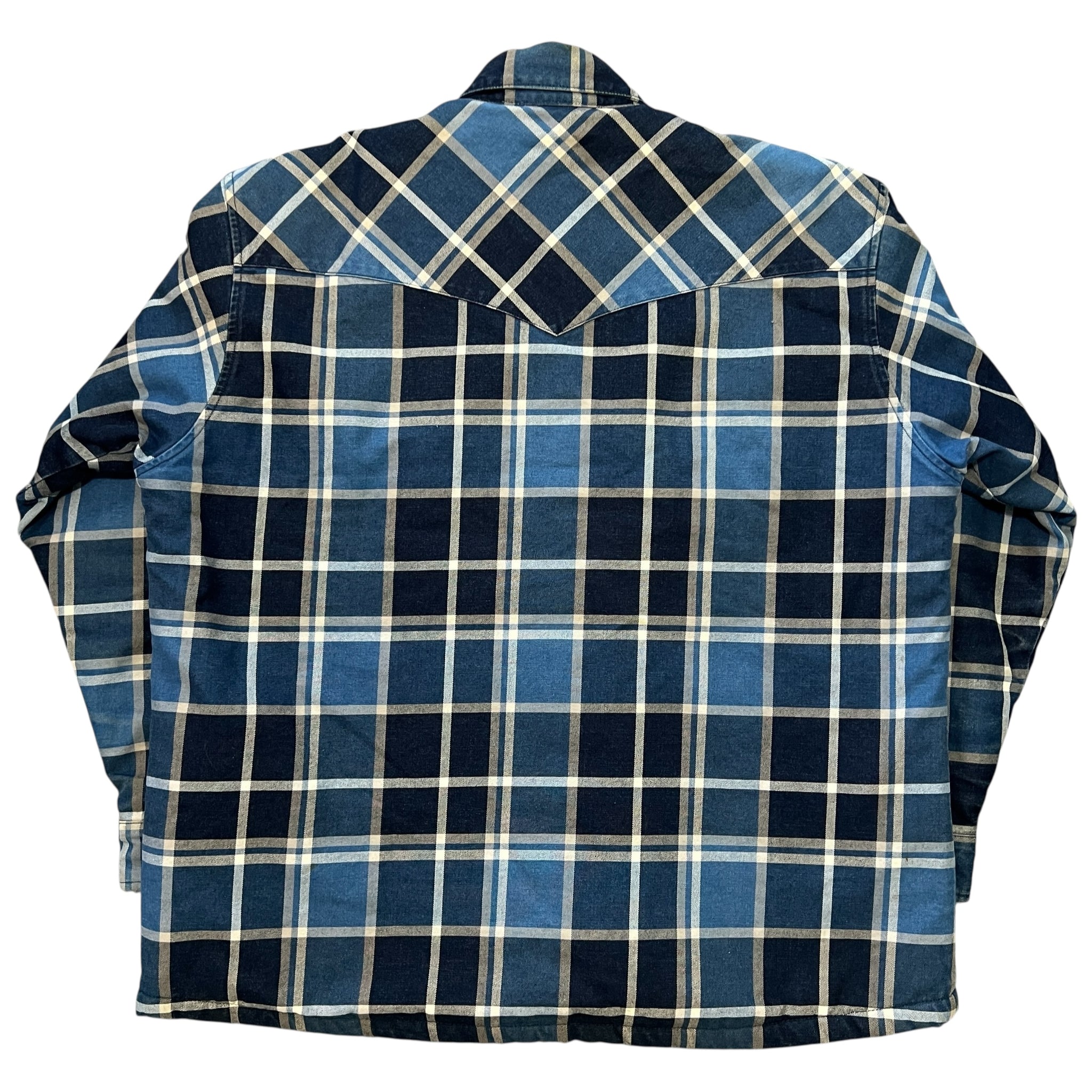BALENCIAGA 2019AW Oversized Shearing Check Shirts Jacket