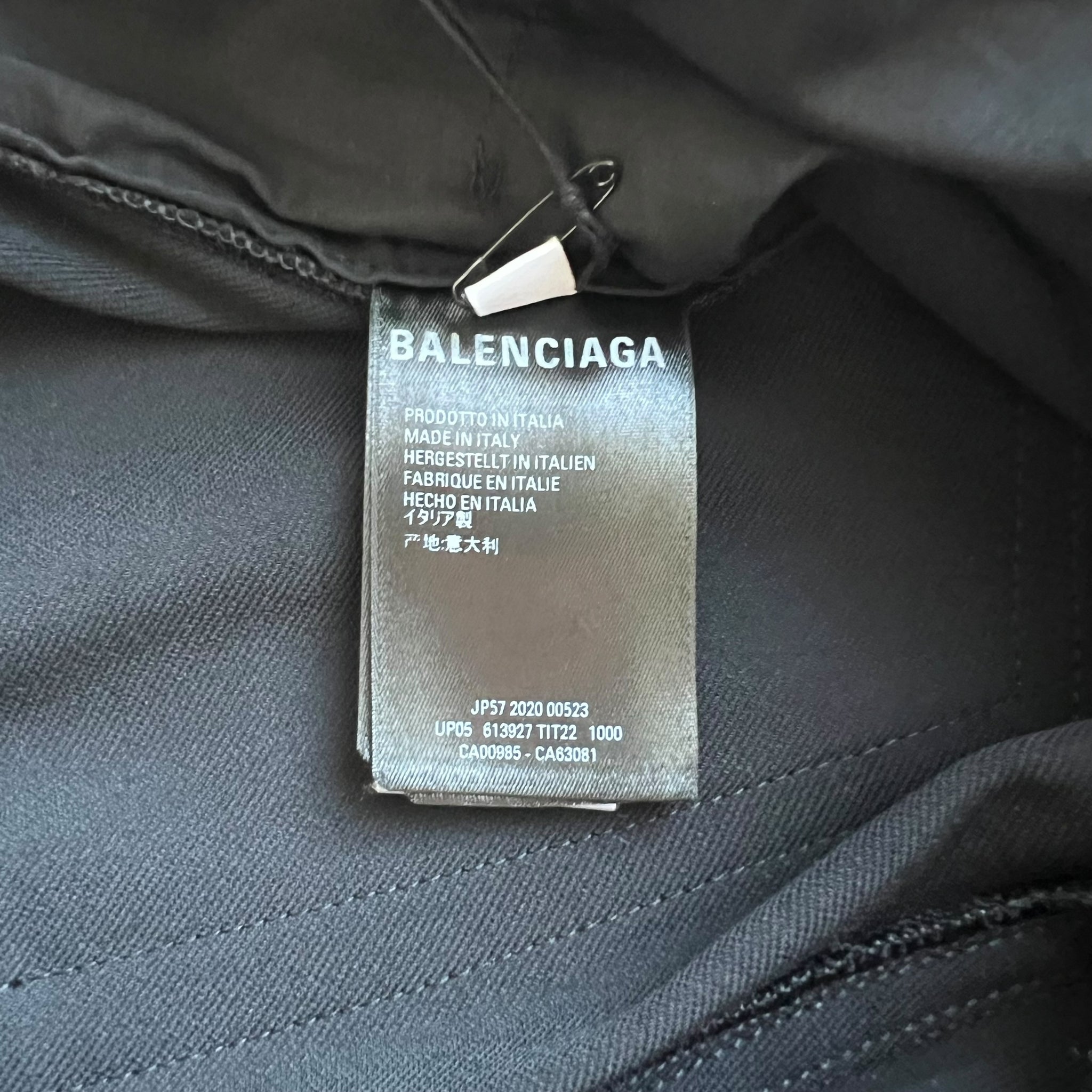 BALENCIAGA 2020ss demna oversized woolcotton slacks pants