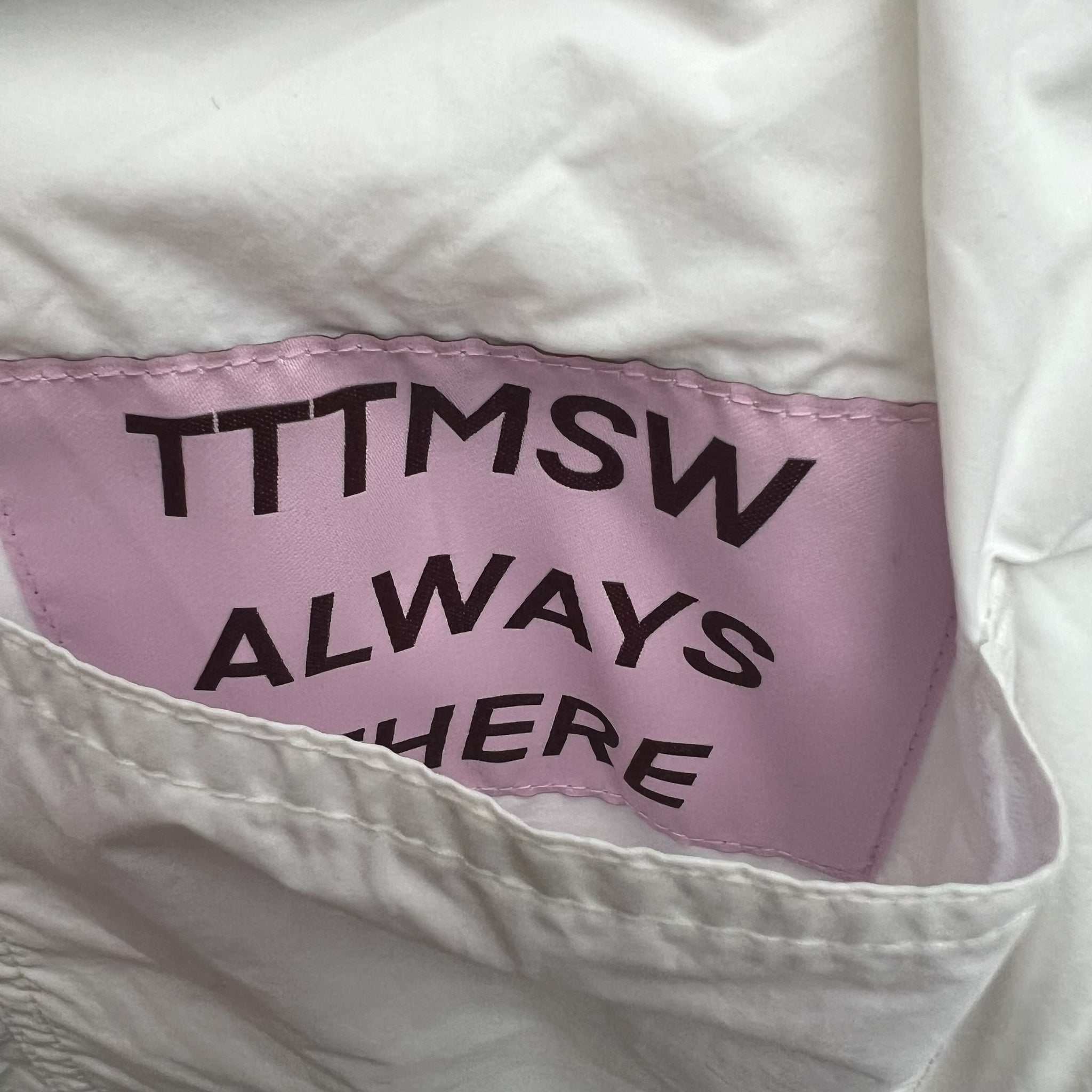 TTT MSW White Nylon Pants