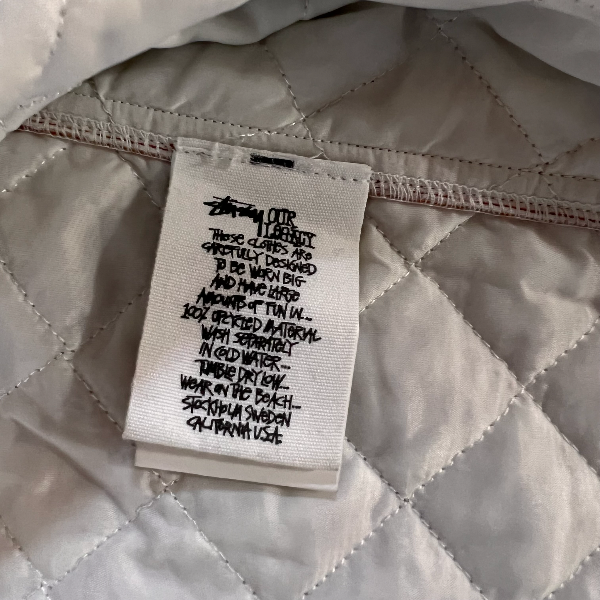 STUSSY × OUR LEGACY 2021AW QUILTING SHIRT JACKET