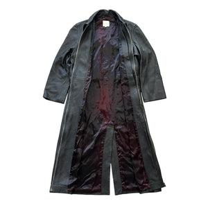 CELINE Vintage Deerskin Leather Long Coat