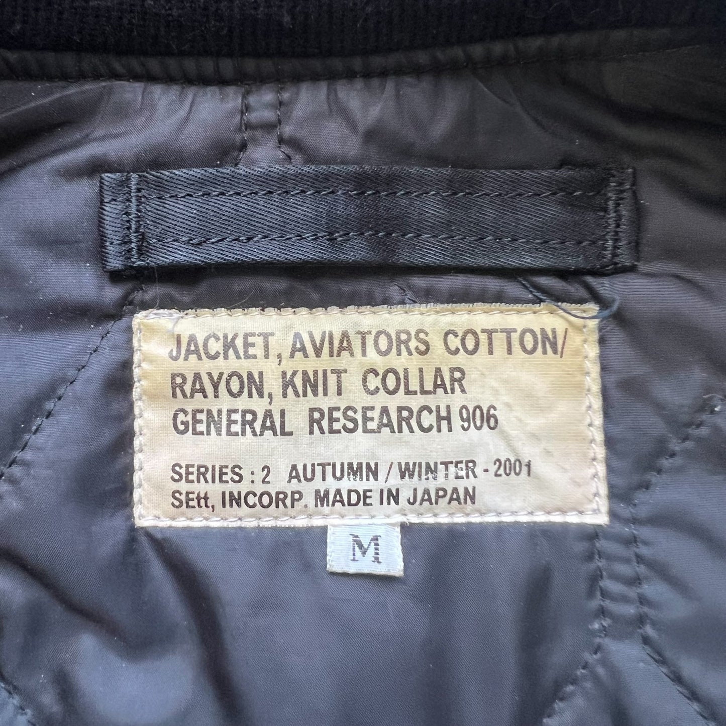 General Research 2001AW Aviator Jacket