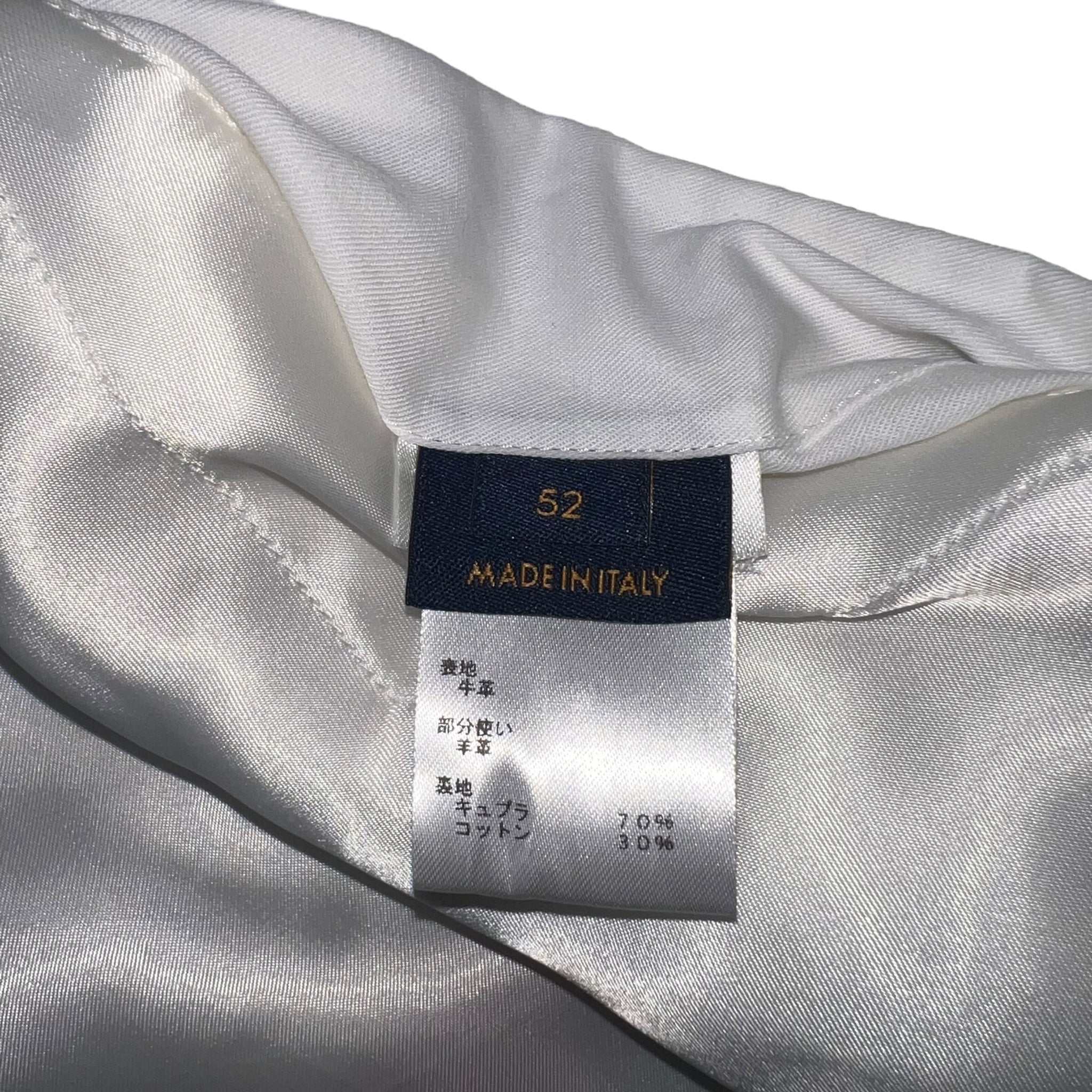 LOUIS VUITTON 2021SS NUBUCK LEATHER INTARSIA ADMIRAL JACKET VIRGIL ABLOH 