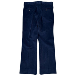 GUCCI Corduroy Flare Trousers Navy