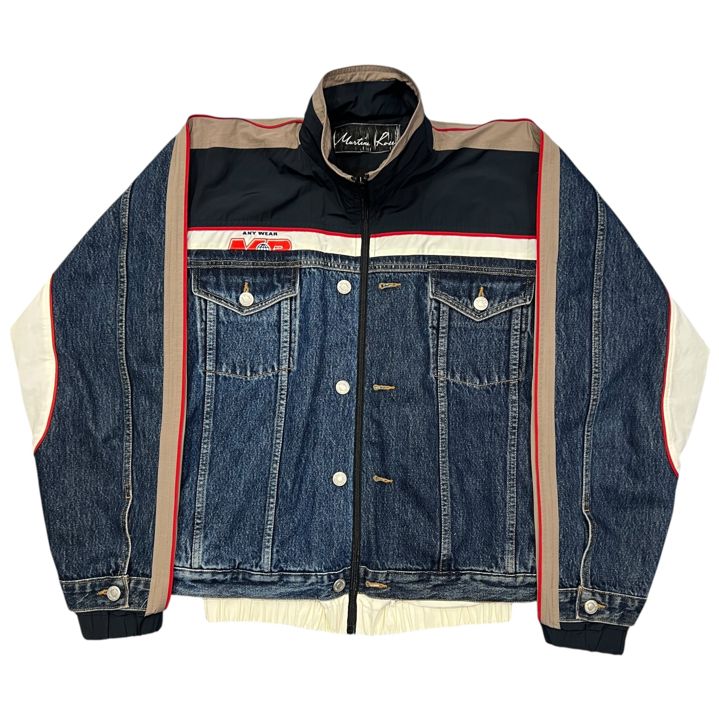 Martin Rose 2019SS Hybrid Denim Track Jacket – SEVENSTARCLOTHING