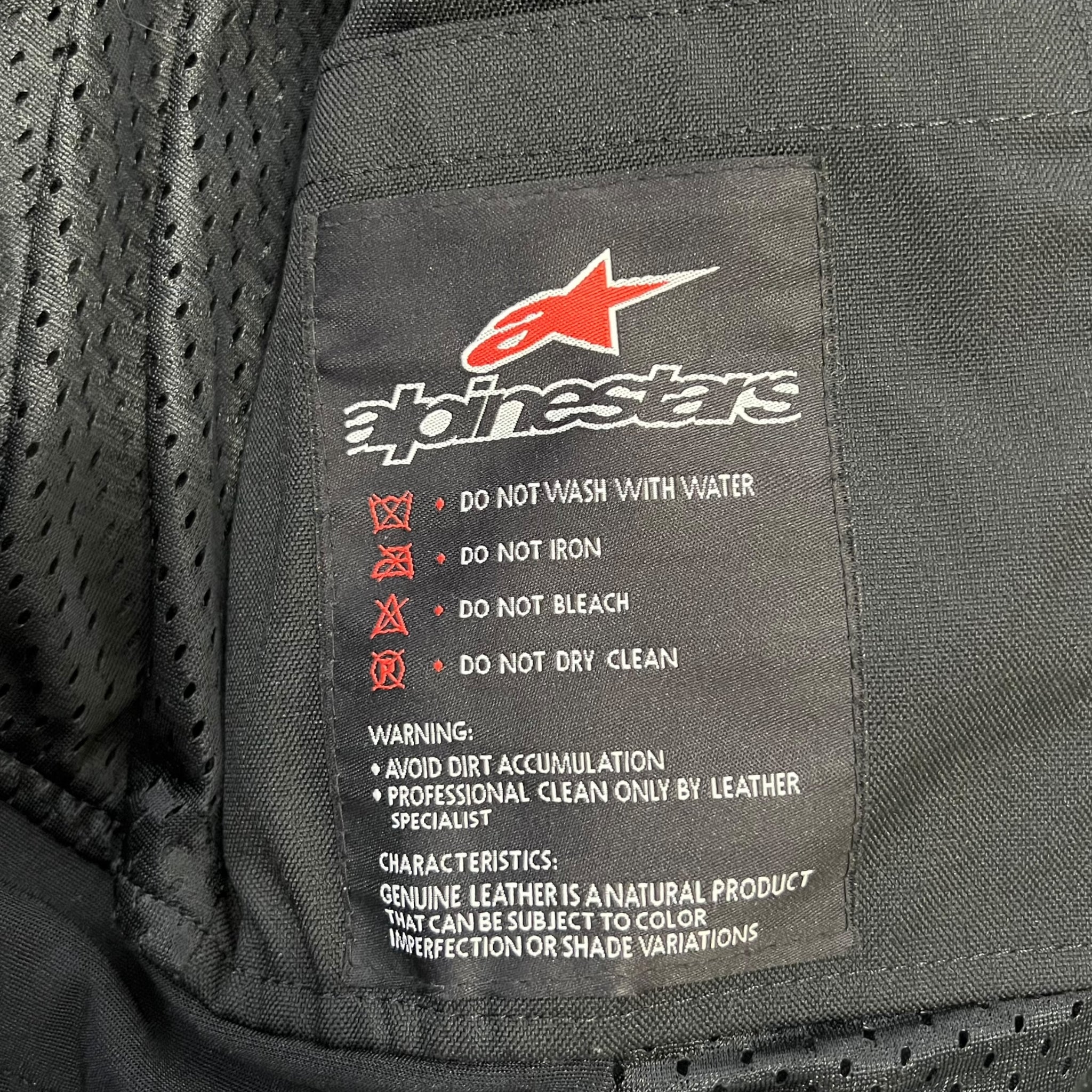 ALPINESTARS Leather Biker Jacket