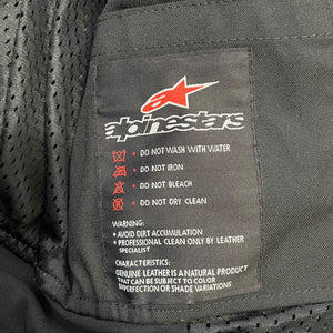ALPINESTARS Leather Biker Jacket