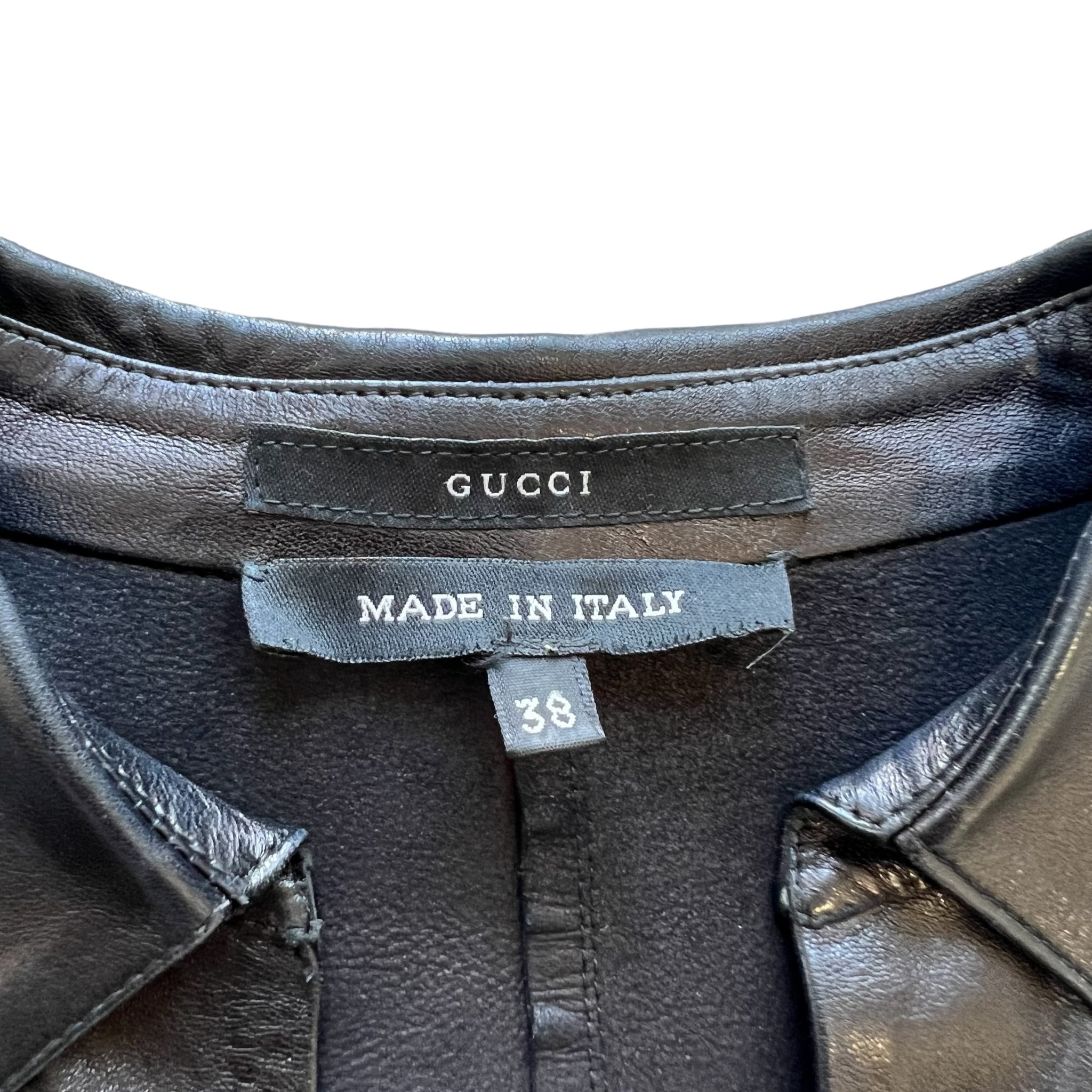 GUCCI BY TOM FORD 2001AW LEATHER JACKET and PANTS SET