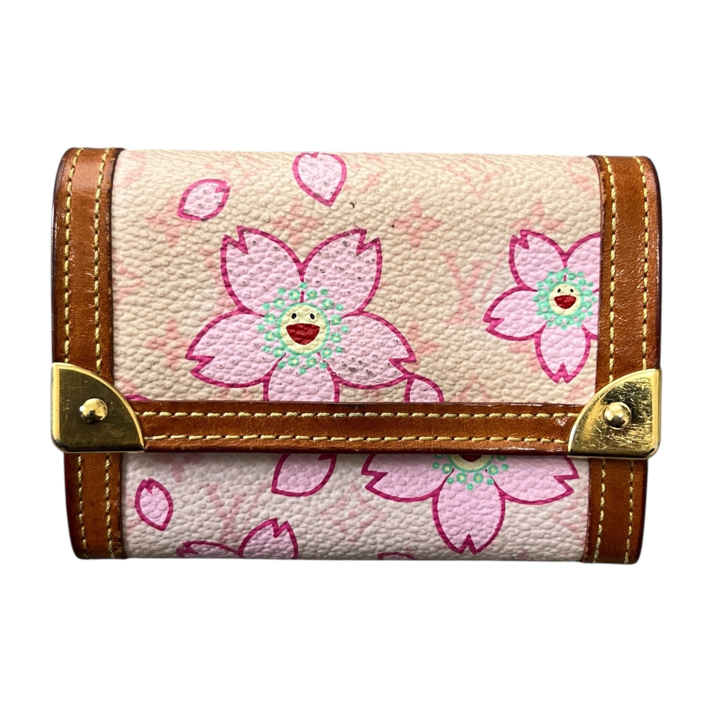 LOUIS VUITTON × Takashi Murakami Monogram Cherry Blossom Coin