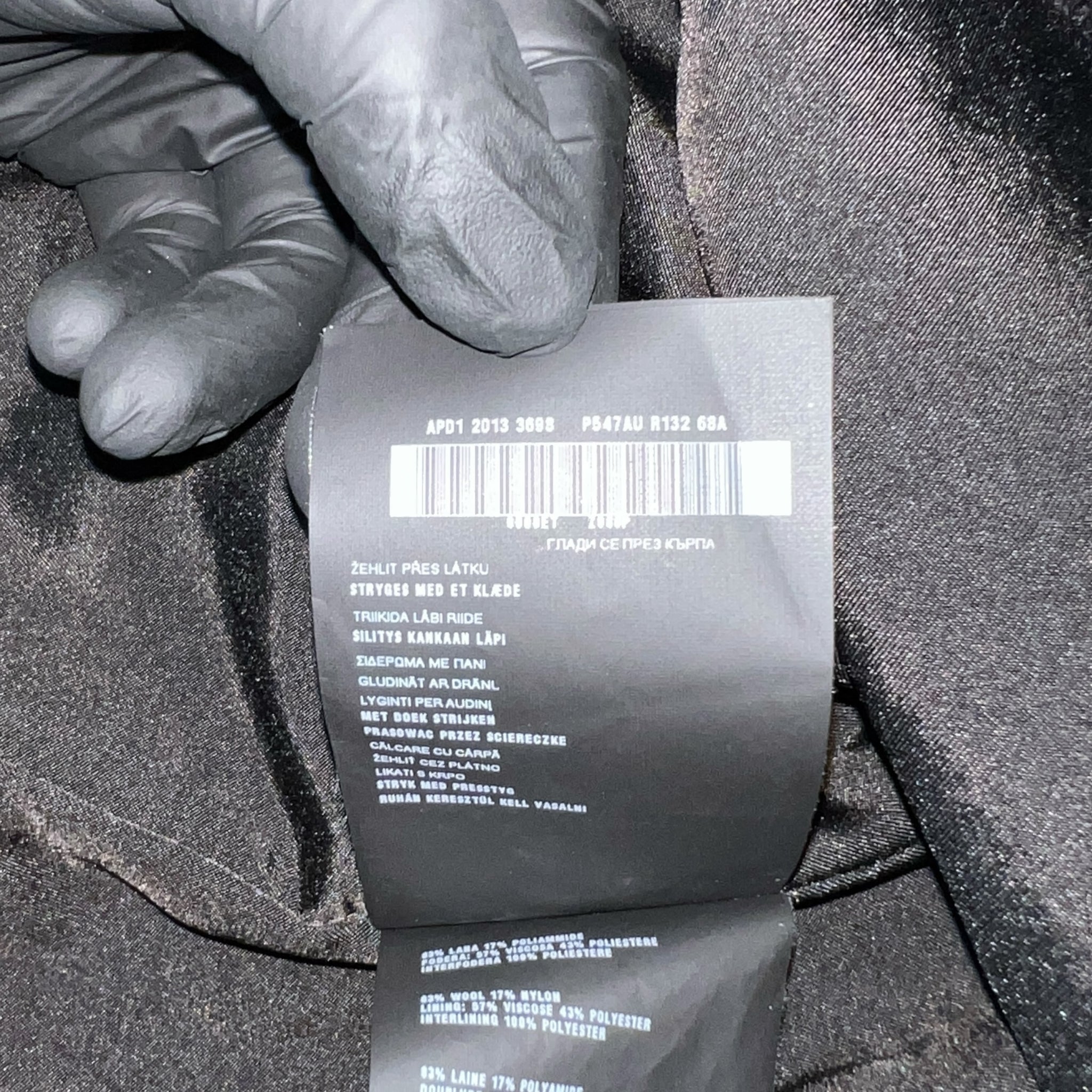PRADA 2013AW Wool Collarless Jacket