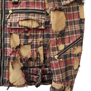 blackmeans Destroyed Zip Jacket