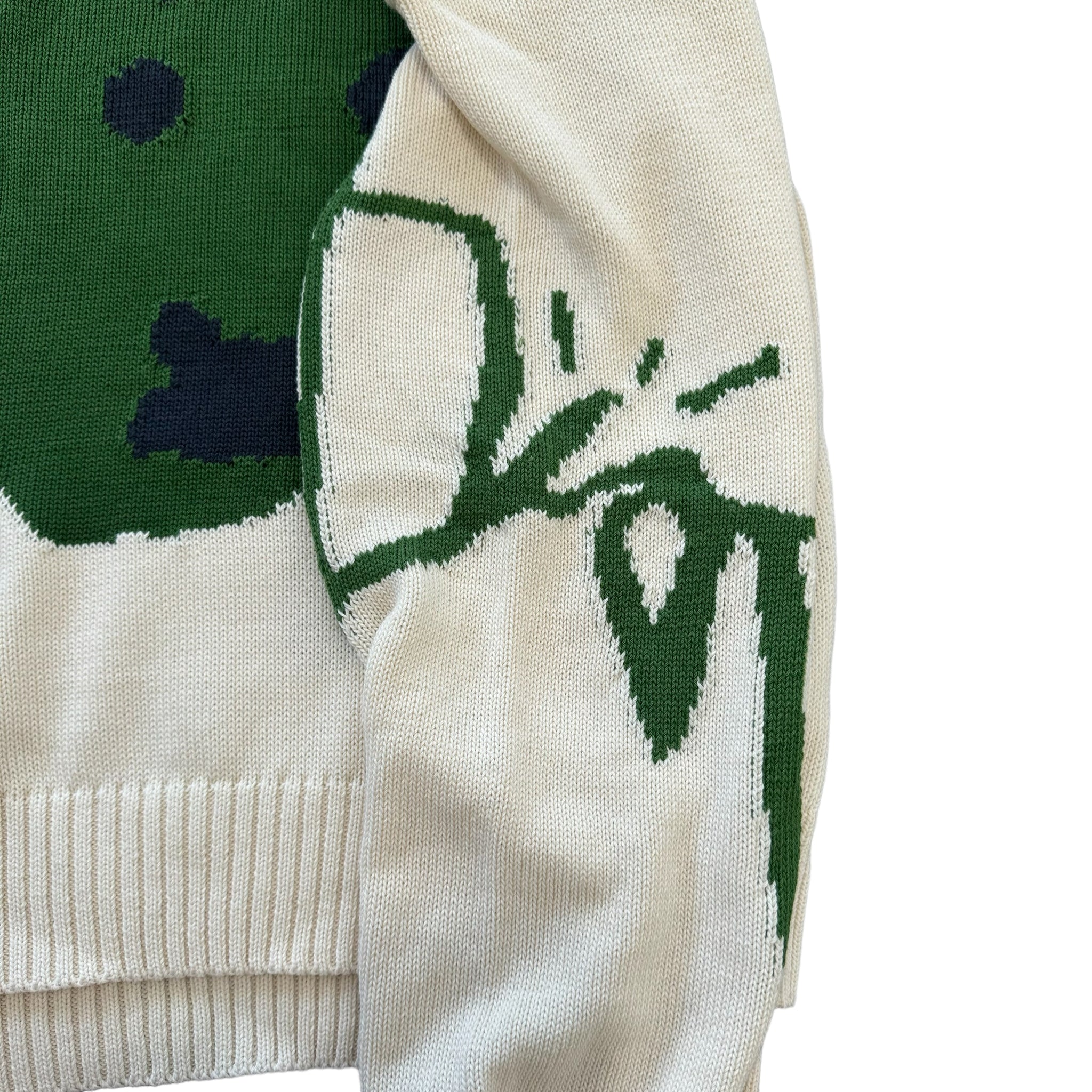 DIOR KIM JONES 22AW ×TRAVIS SCOTT 
CACTUS JACK ECLU KNIT SWEATER