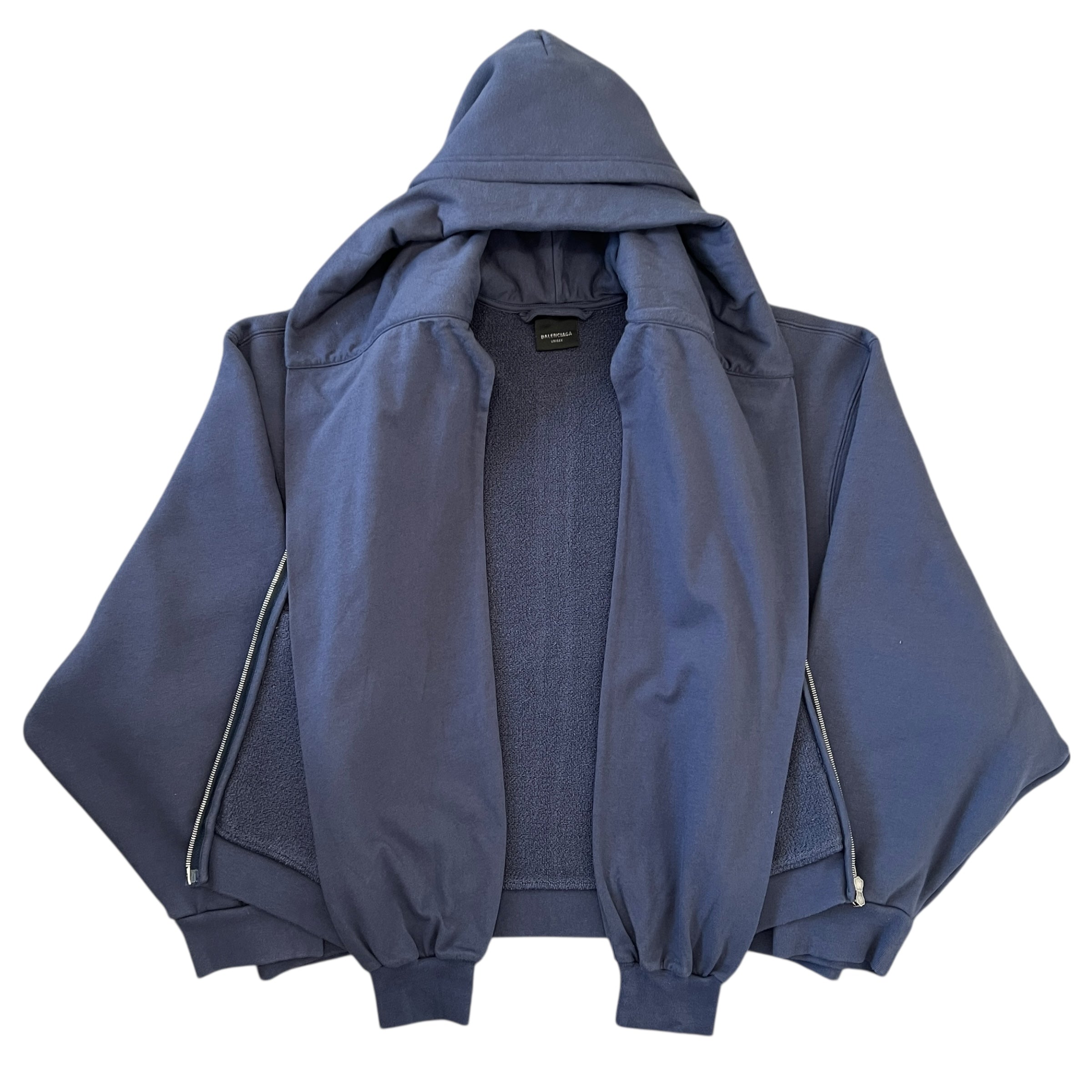 BALENCIAGA 2024 Fall Incognito Zip-up Sweat Parka Hoodie