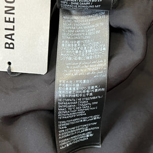 BALENCIAGA 2022SS ディストレス オーバーサイズ バッファローチェック ラインドシャツジャケット