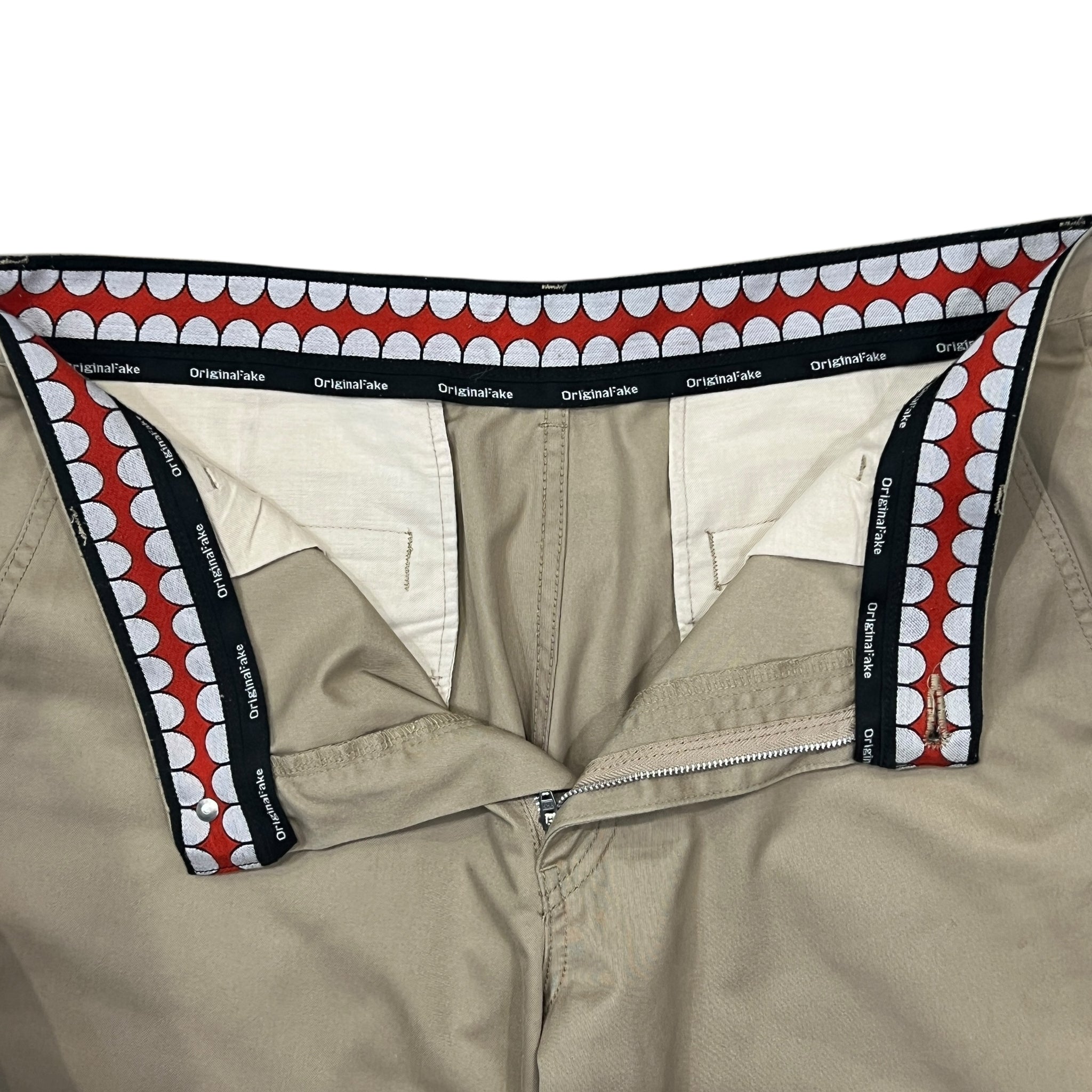 Original Fake 2010SS Kaws Mouth Chinos