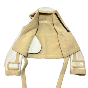 OTTOLINGER 2020-21AW Bore Leather Mouton Gimmick Jacket