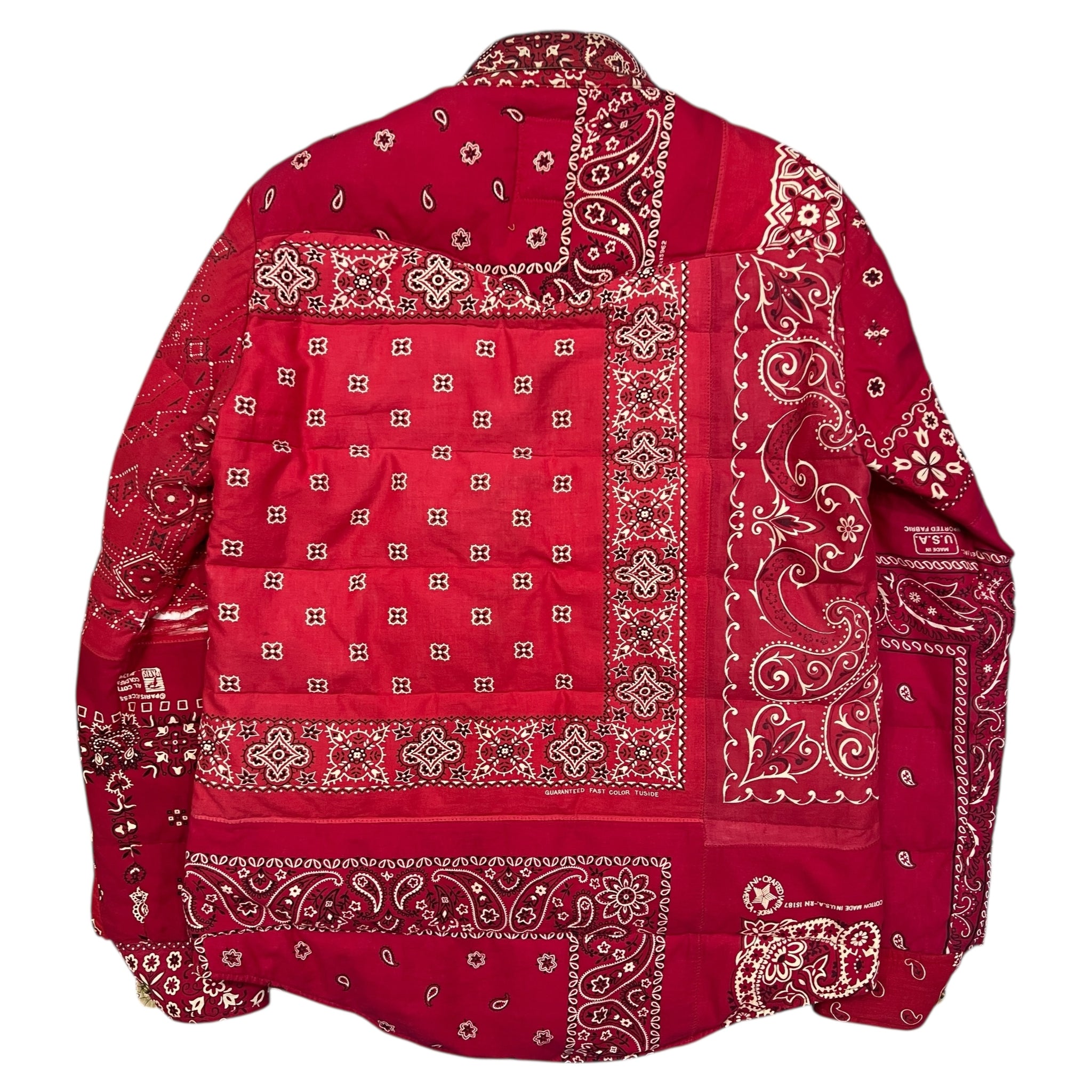 Visvim 2018AW ICT Kerchief Kofu Indigo Pattern Down Jacket