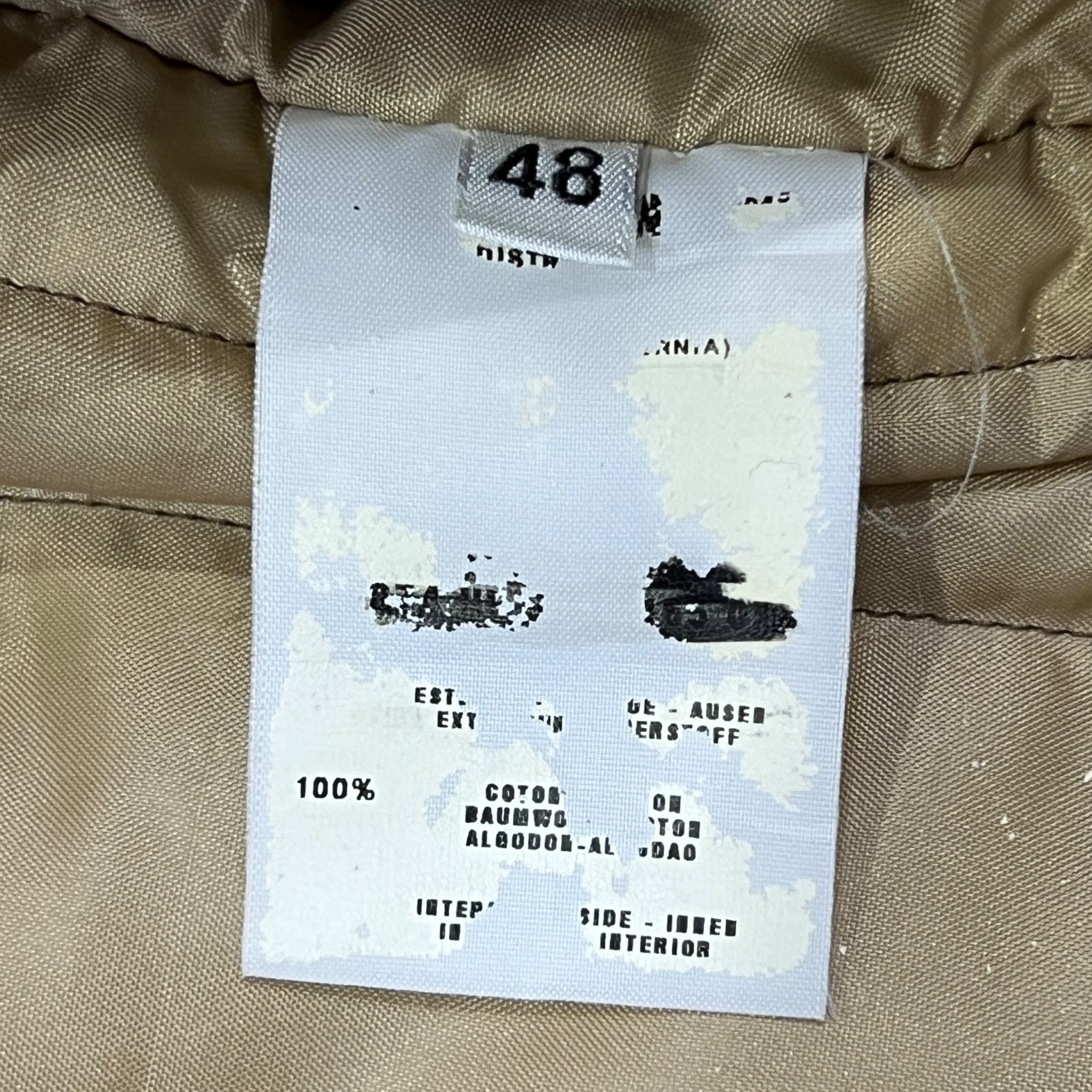 HELMUT LANG 1999AW Moleskin Cotton Astro Biker Jacket