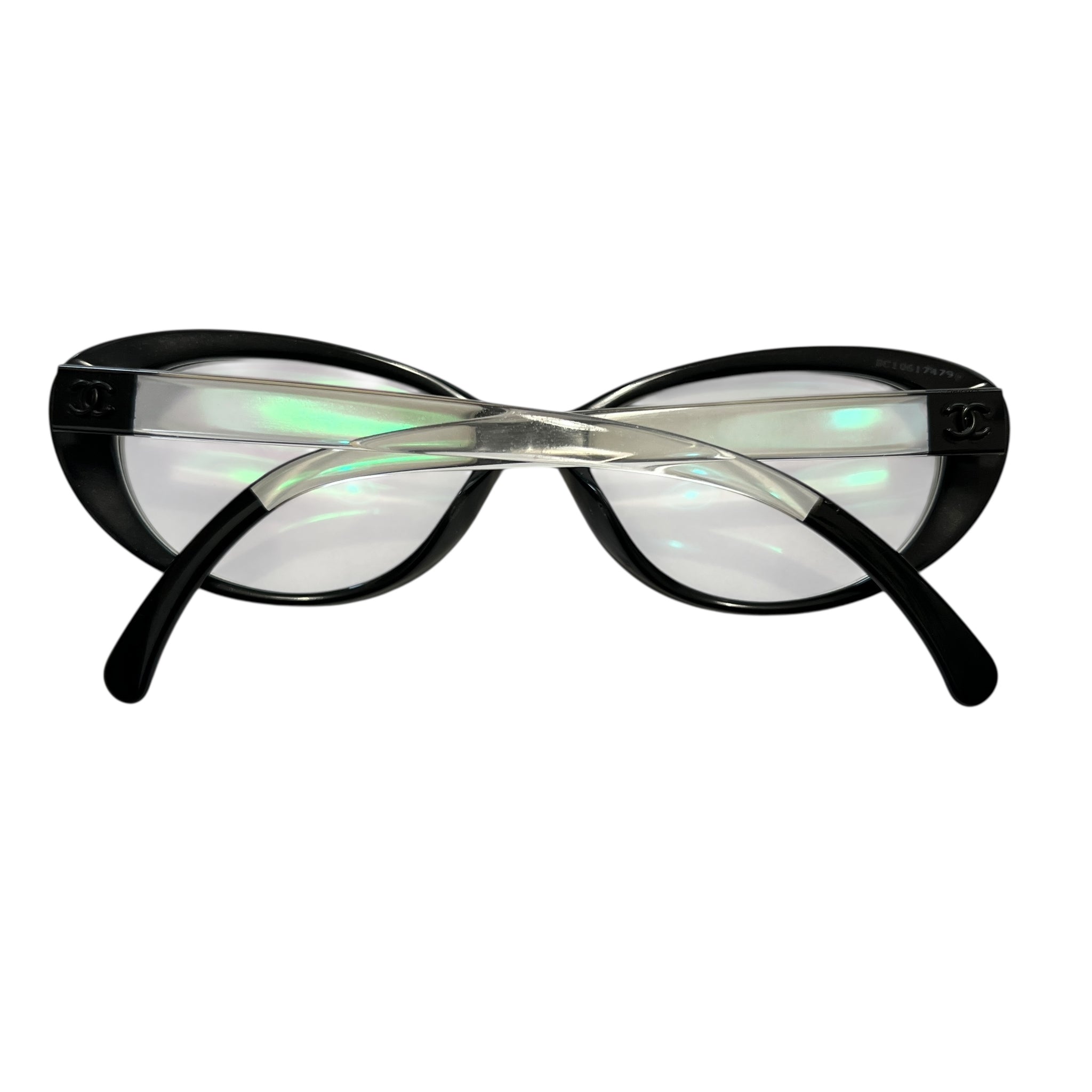 CHANEL 3275-A c.501 Clear Temple Two Tone Glasses