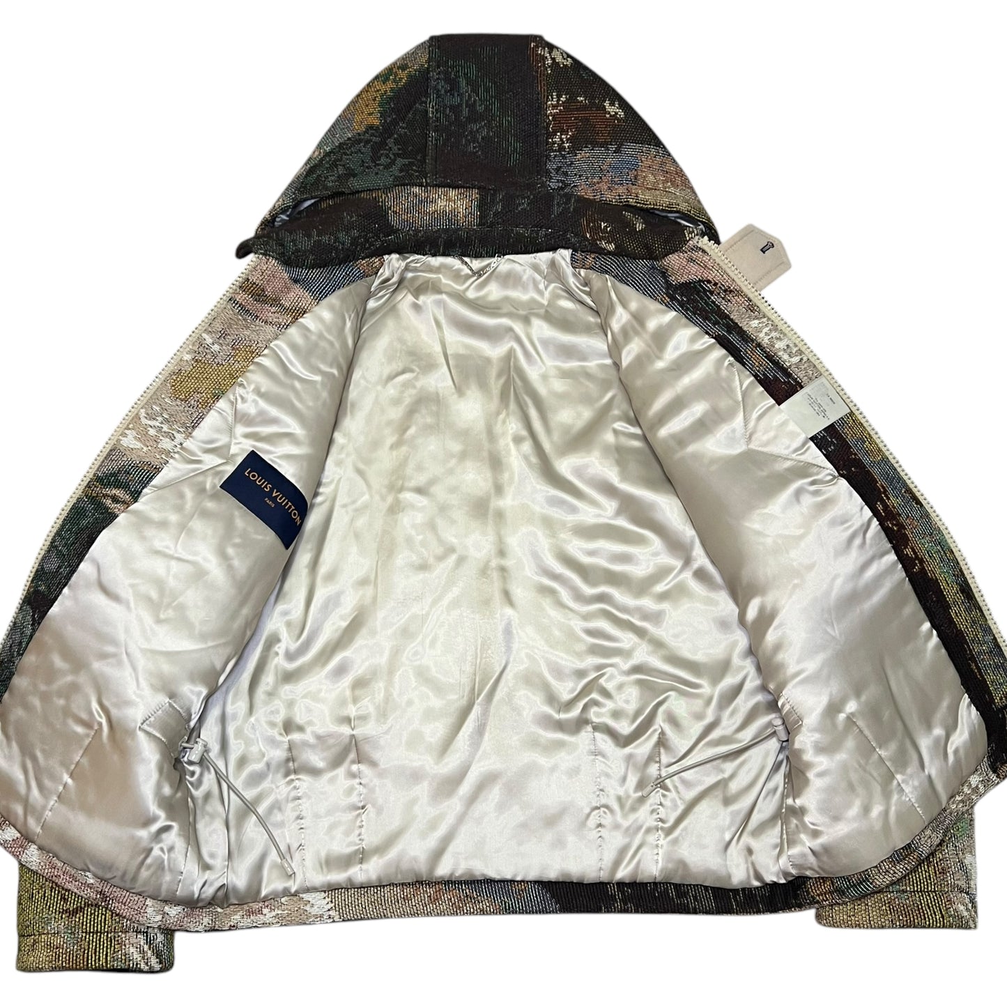 LOUIS VUITTON 2022AW Tapestry Art Military Hoodie Blouson