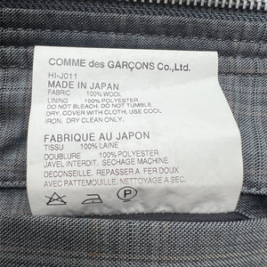 COMME des GARÇONS 2011AW PLAID HOODED JACKET