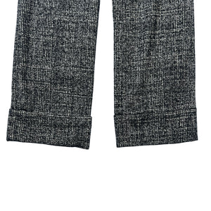 CELINE Wool Knit Wide Flare Trousers