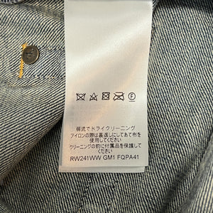 LOUIS VUITTON 2024SS Monogram Leather Patchwork Cotton Denim Pants