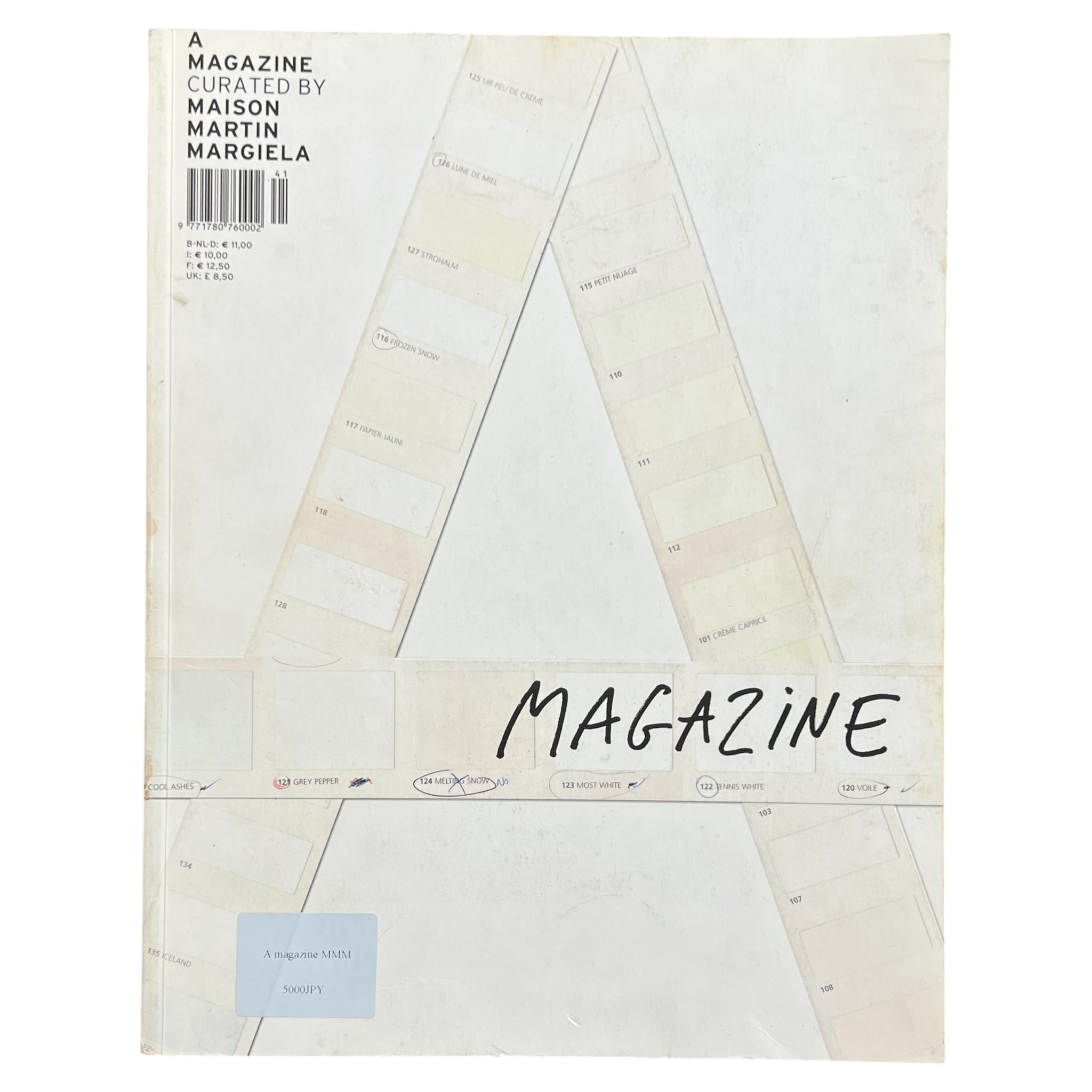 A MAGAZINE MAISON MARTIN MARGIELA ABSOLUT COLLECTION.