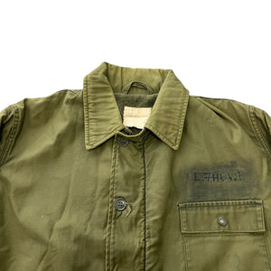 Vintage 70's "SV-631" US NAVY A-2 Deck Flight Jacket