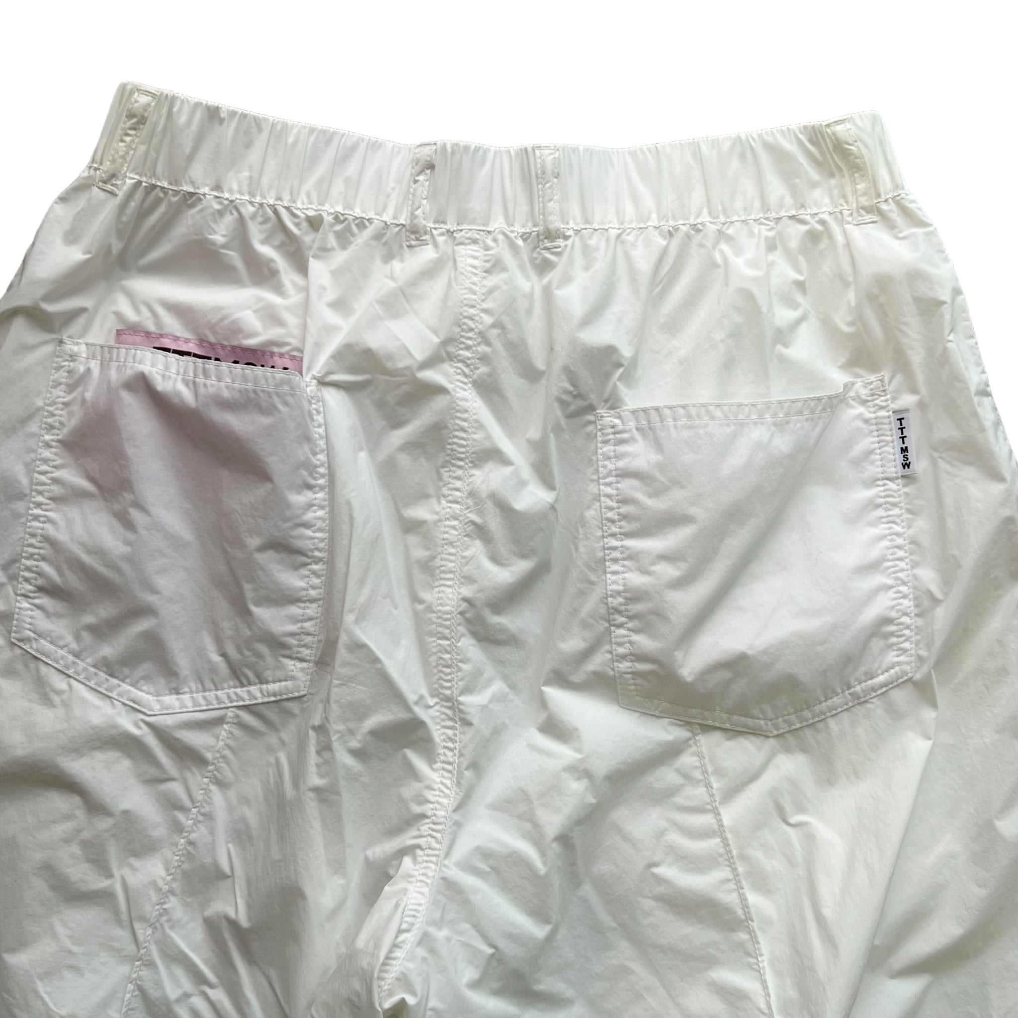 TTT MSW White Nylon Pants